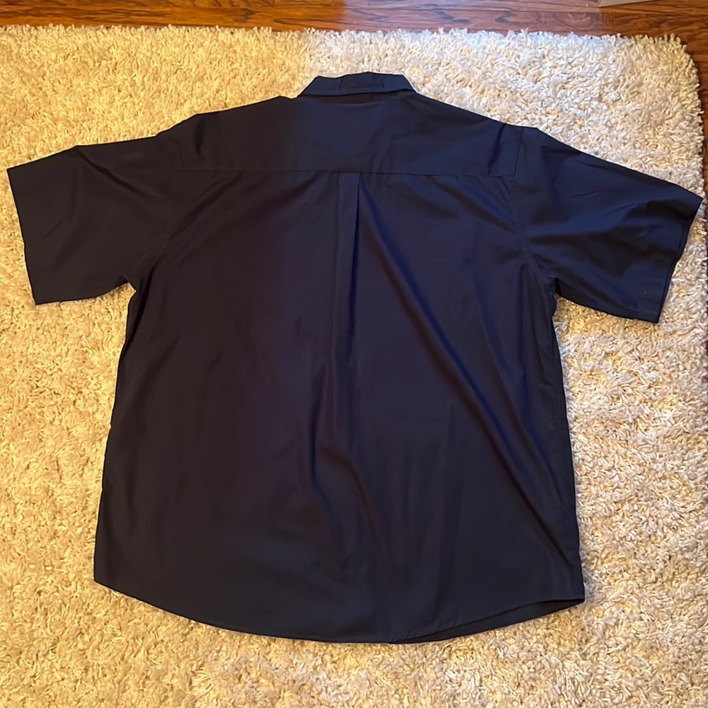 🌻 Basic Editions Button Down Short Sleeve Top - Picture 2 of 4